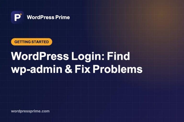 WordPress Login: Find wp-admin & Fix Problems