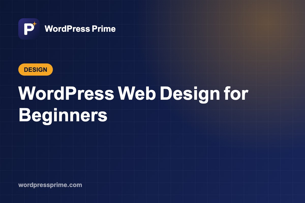WordPress Web Design for Beginners